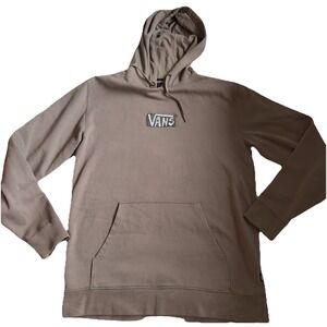 Vans Seasonal Color Vintage Wash Pullover Hoodie Large Brown